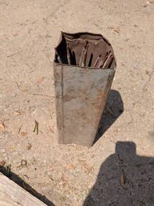 lot 939 image: Box of Metal Rod Stock Assorted Sizes Lengths Approximately 30 Pieces