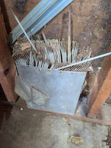 lot 940 image: Welding Electrodes Stick Rod Lot Stored in Sheet Metal Container