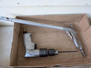lot 996 image: Air Tools Lot Drill Wrench Pneumatic Tools