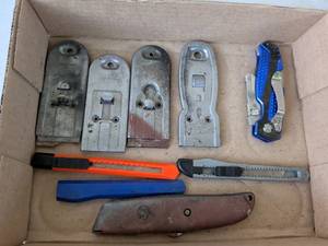 lot 1000 image: Kobalt Multi-Tool Knives and Hand Planers Lot 9-Piece