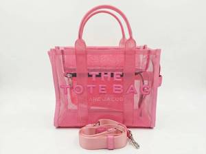 lot 58472 image: Marc Jacobs The Tote Bag Pink Mesh