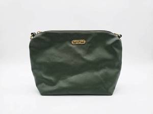 lot 62731 image: Michael Kors Sage Green Leather Crossbody Bag