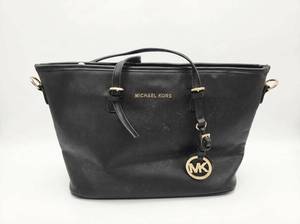 lot 62734 image: Michael Kors Black Saffiano Leather Tote Bag