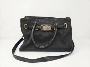 lot 62736 image: Michael Kors Black Saffiano Leather Tote Bag