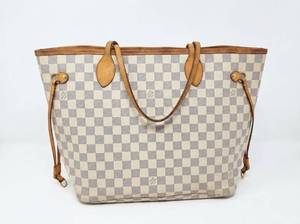 lot 62752 image: Louis Vuitton Damier Azur Neverfull MM Tote