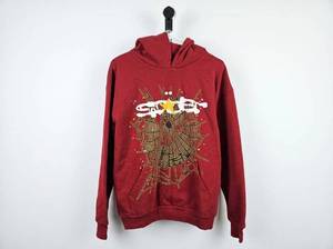 lot 62765 image: Red YoungThug Spider Hoodie - M