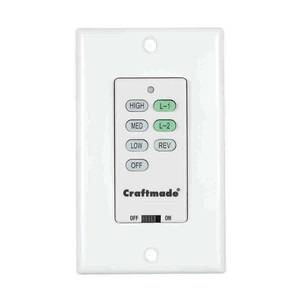 lot 20679 image: Craftmade Ceiling Fan Remote Control Wall Switch