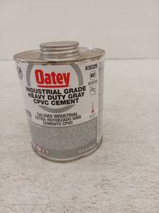 lot 20680 image: Oatey Industrial Grade Heavy Duty Gray CPVC Cement