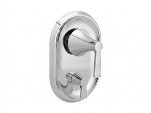 lot 20681 image: Moen Chrome Bathroom Faucet Fixture w Accessories