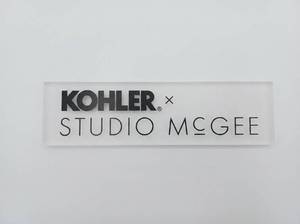 lot 20686 image: Kohler Studio McGee Decorative Plaque