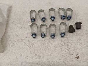 lot 20695 image: Zurn Quick Set Crimp PEX Fittings sizes including 12 x 12 and 34 connections, 9 Pack