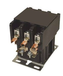 lot 20720 image: Jard 17536 3-Pole Contactor 50 Amp 120VAC Coil, 3 Pack