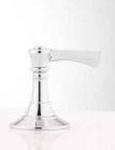 lot 20968 image: Handles For Signature Hardware Marceau Chrome Widespread Bathroom Faucet