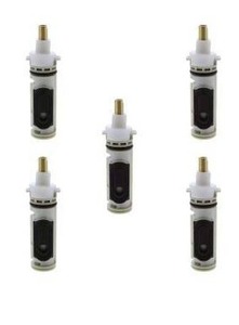 lot 21019 image: Jones Stephens Cartridge for Moen Posi-Temp 5-Pack  Retail $194