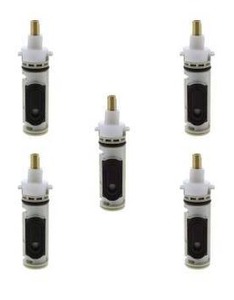 lot 21020 image: Jones Stephens Cartridge for Moen Posi-Temp 5-Pack  Retail $194