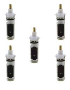 lot 21023 image: Jones Stephens Cartridge for Moen Posi-Temp 5-Pack  Retail $194