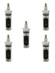 lot 21026 image: Jones Stephens Cartridge for Moen Posi-Temp 5-Pack  Retail $194