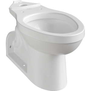 lot 21030 image: Proflo PF1606PAWH Elongated Toilet Bowl White  Retail $100
