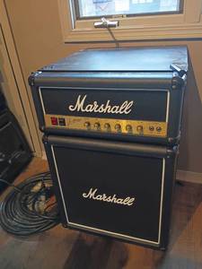 lot 931 image: Marshall Refrigerator.  Looks like an amplifier.  32 x 20 x 23