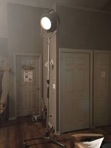 lot 956 image: Stage Light.  Spot Light.  Approximately 9ft tall