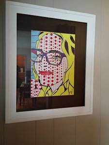 lot 982 image: Framed Wall Decor.  24 x 20