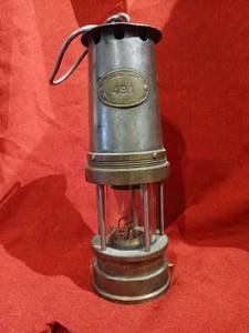 lot 1008 image: Attkinson Lamp Co. Model 491 Miners Safety Lamp