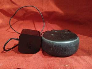 lot 1023 image: Amazon Echo Dot Smart Speaker with Power Adapter