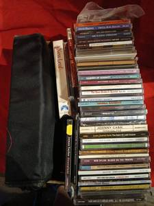 lot 1027 image: CD Collection Lot  and  Storage Case