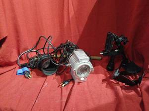 lot 1046 image: Minspot Theatrical Spotlight with Stand and Cables