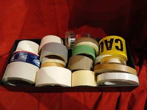 lot 1051 image: Lot of Assorted Adhesive Tape Rolls