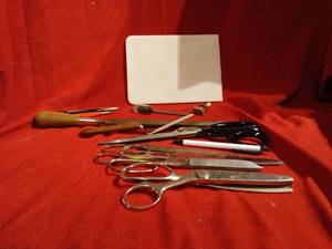 lot 1062 image: Scissors  miscellaneous  tools