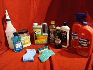 lot 1063 image: Cleaning Supplies Lot most half to full