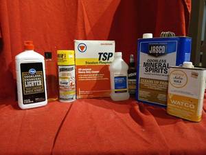 lot 1068 image: Lot of Cleaning and Chemical Products Mixed Brands fourth to half full
