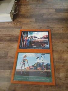 lot 1091 image: Lawrence Paul Yuxweluptun Framed Art Prints 20.5 x 26.5