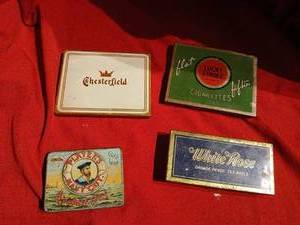 lot 1153 image: Lot of  Tin Boxes Players Navy Cut Wills Osborne