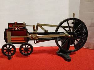 lot 1168 image: Vintage Scientific Co. Cast iron and brass  steam Engine Demonstration  model