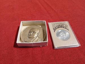 lot 1170 image: Winston Churchill Commemorative Medal and Fathers of Baseball Medal Lot