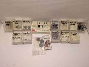 lot 1323 image: Weller Tool Caddy and Rotary Tool Accessory Lot