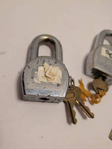 lot 1337 image: Master Padlock Lot with Keys and Chains