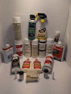 lot 1365 image: Photography Studio Supplies Lot Spray Dulling Adhesive Glue Solvent