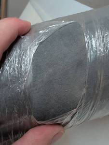 lot 1382 image: Calumet Neutral density gray muslin background. Estimated at 15ft h x 10ft w