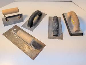 lot 1434 image: Masonry Trowel and Notched Trowel Lot