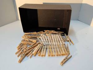 lot 1479 image: Wooden Clothespins