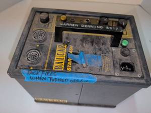 lot 1496 image: PARTS ONLY Balcar Starflash Studio Flash Power Pack 100-110V probably needs at least a capacitor