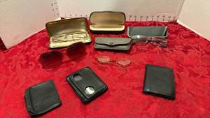 lot 1530 image: Wallets, Glasses and cases