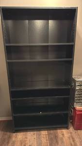 lot 1541 image: Black shelves 72x36x12