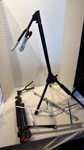 lot 1675 image: 2 Ultimate guitar stands and music stand