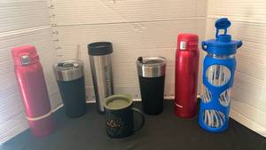 lot 1915 image: Insulated Drinkware Travel Mugs and Bottles