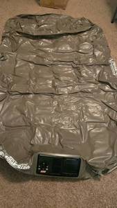lot 2052 image: Coleman Blow up twin air mattress