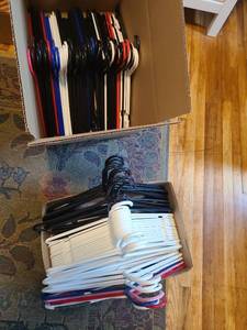 lot 2103 image: Plastic hangers